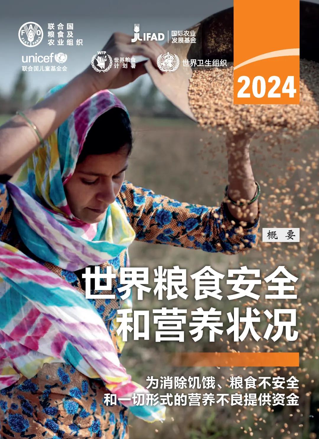 联合国粮农组织发布《2024年世界粮食安全和营养状况》